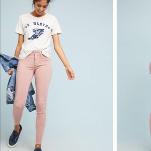 NWT AG abbey sateen mid rise skinny ankle jeans